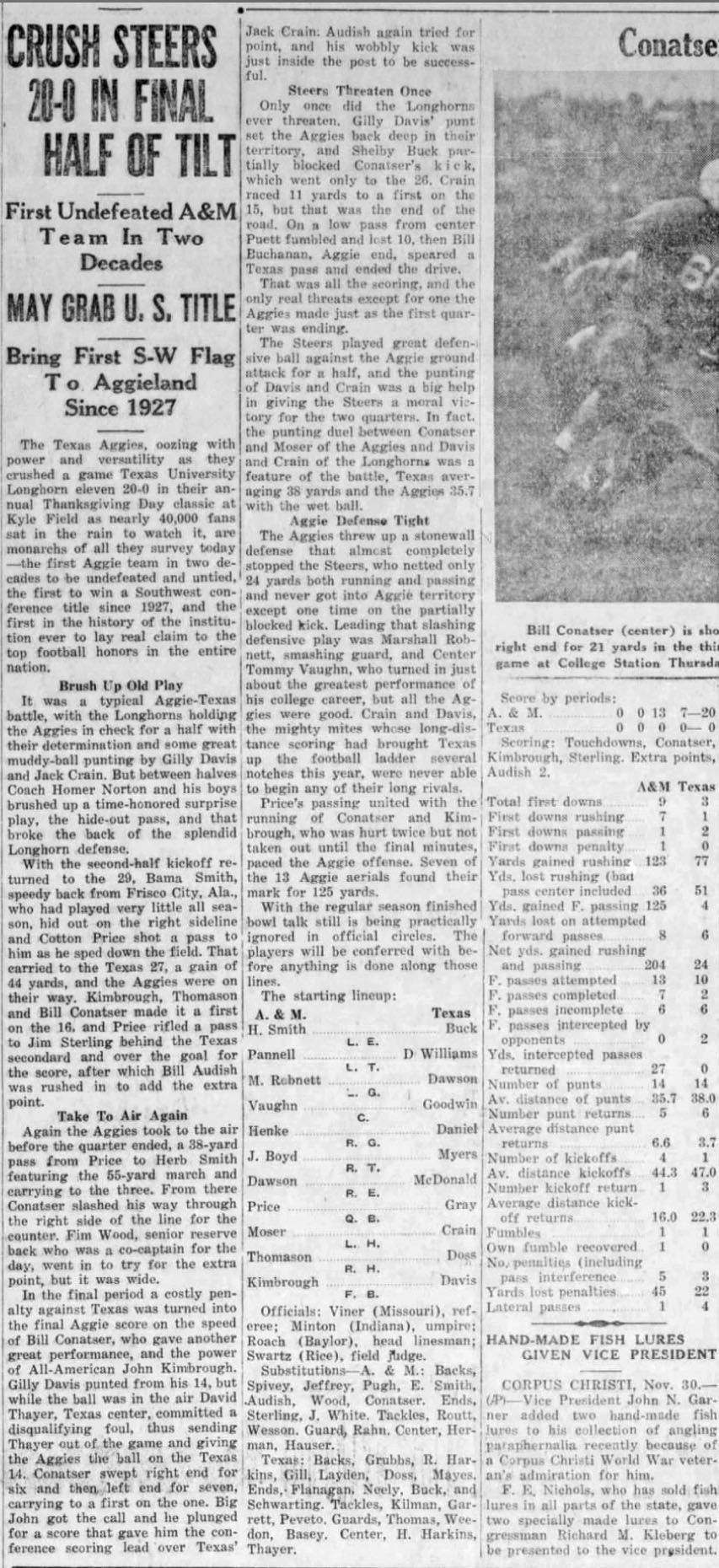 The Eagle Archives: December 1, 1939